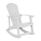 Flash Furniture White Adirondack Rockers & 1 Side Table, PK 2 JJ-C14705-2-T14001-WH-GG - alternate 9